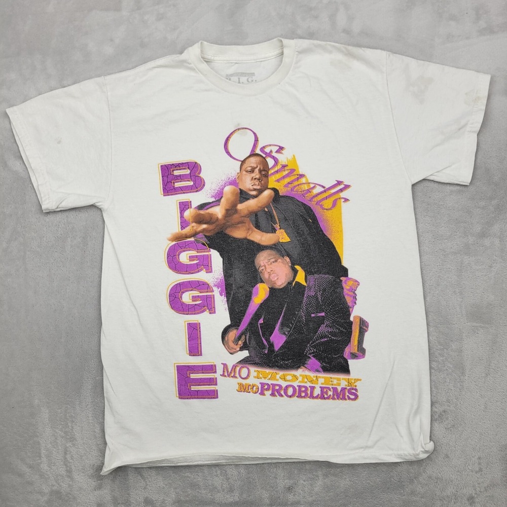 Notorious BIG Shirt Men Medium Biggie New York 90s Y2k Rap HipHop New York Adult